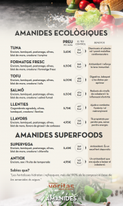 Amanides Ecològiques i Amanides Superfood